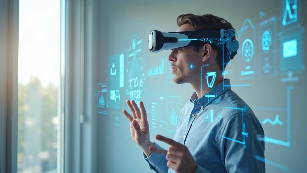 Moderne Entertainment-Technologie zeigt interaktive digitale Inhalte auf immersivem Display