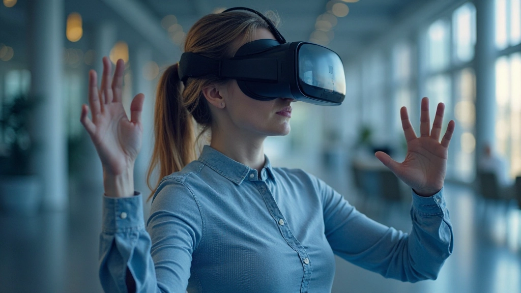 Augmented Reality Interface zeigt interaktive Entertainment-Elemente in realer Umgebung